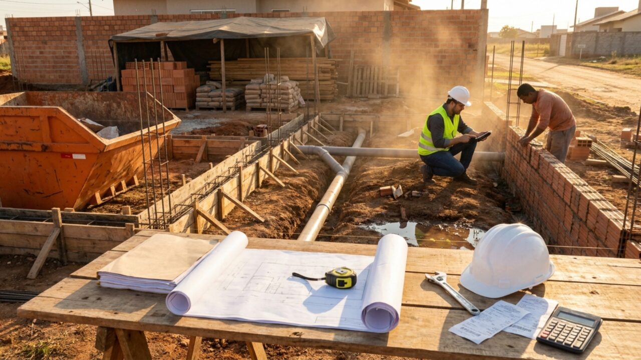Quanto sai construir uma casa de classe média alta de 150 m² em 2026?