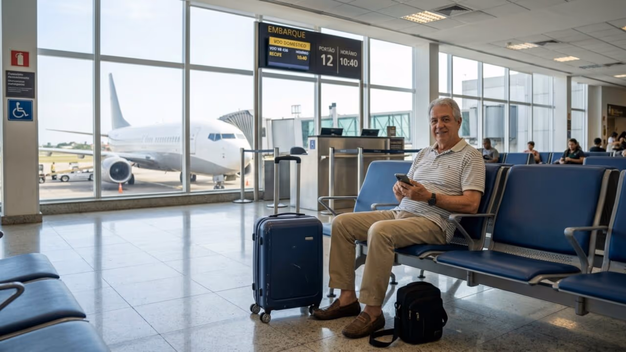 Aposentados do INSS podem comprar passagens aéreas por até R$ 200 para viajar pelo Brasil