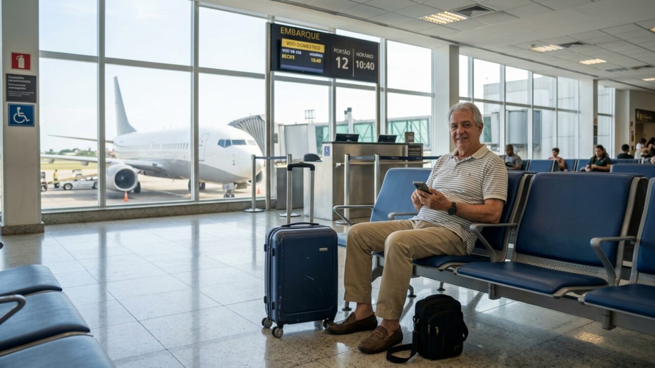 Aposentados do INSS podem comprar passagens aéreas por até R$ 200 para viajar pelo Brasil