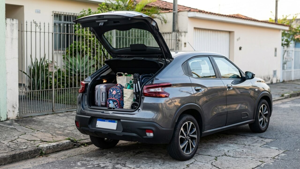 SUV abaixo de R$ 100 mil com 490 litros de porta-malas vira atalho para quem quer espaço sem pagar caro