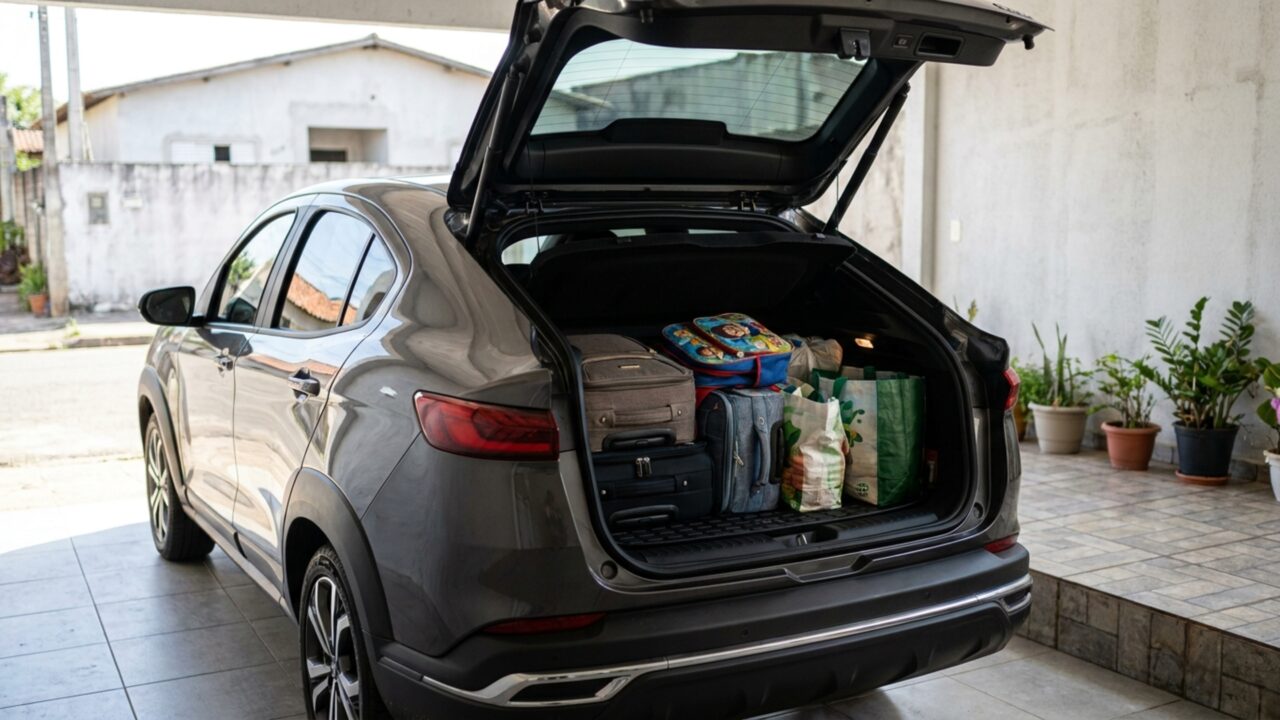 Porta-malas de 600 litros e motor de 176 cv fazem SUV cupê virar surpresa para famílias que viajam muito