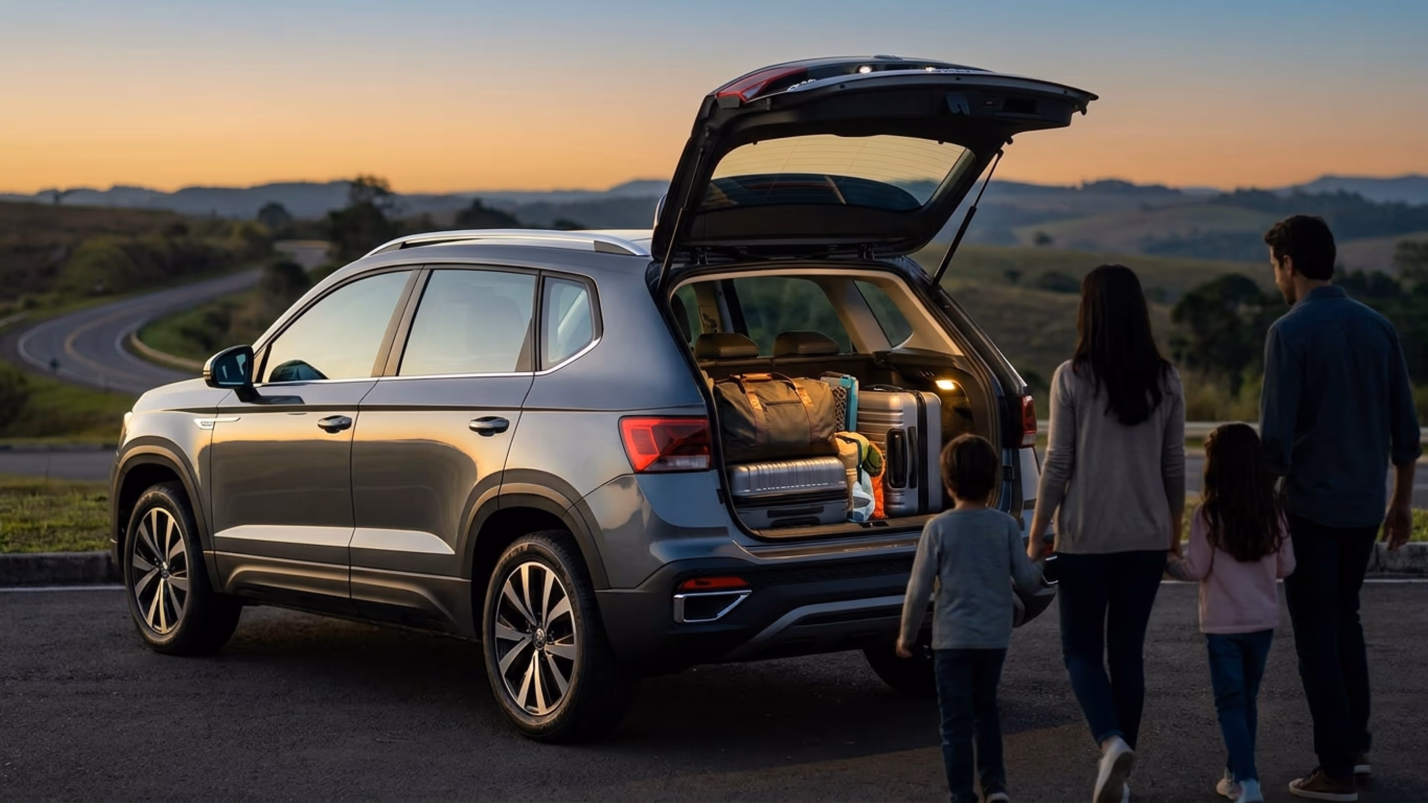 Espaço para 498 litros e motor turbo de 150 cv dão fôlego familiar a este SUV médio