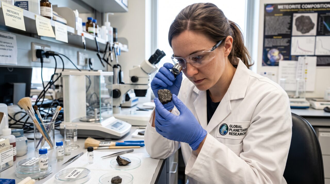 Cientistas abriram um minúsculo meteorito marciano e encontraram uma surpresa em seu interior, como se uma rocha de Marte ainda carregasse pistas microscópicas sobre a história do Planeta Vermelho