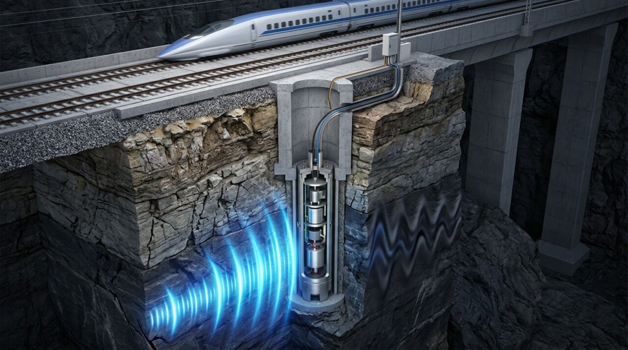 Sensores inteligentes espalhados pelas ferrovias detectam sinais imperceptíveis antes do abalo principal