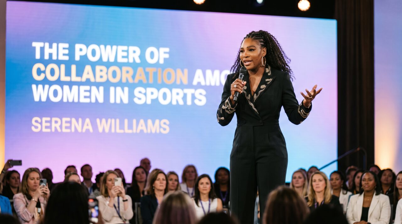 Serena Williams, uma das maiores tenistas da história, sobre o poder da colaboração: “O sucesso de cada mulher deveria ser uma fonte de inspiração para outra mulher”