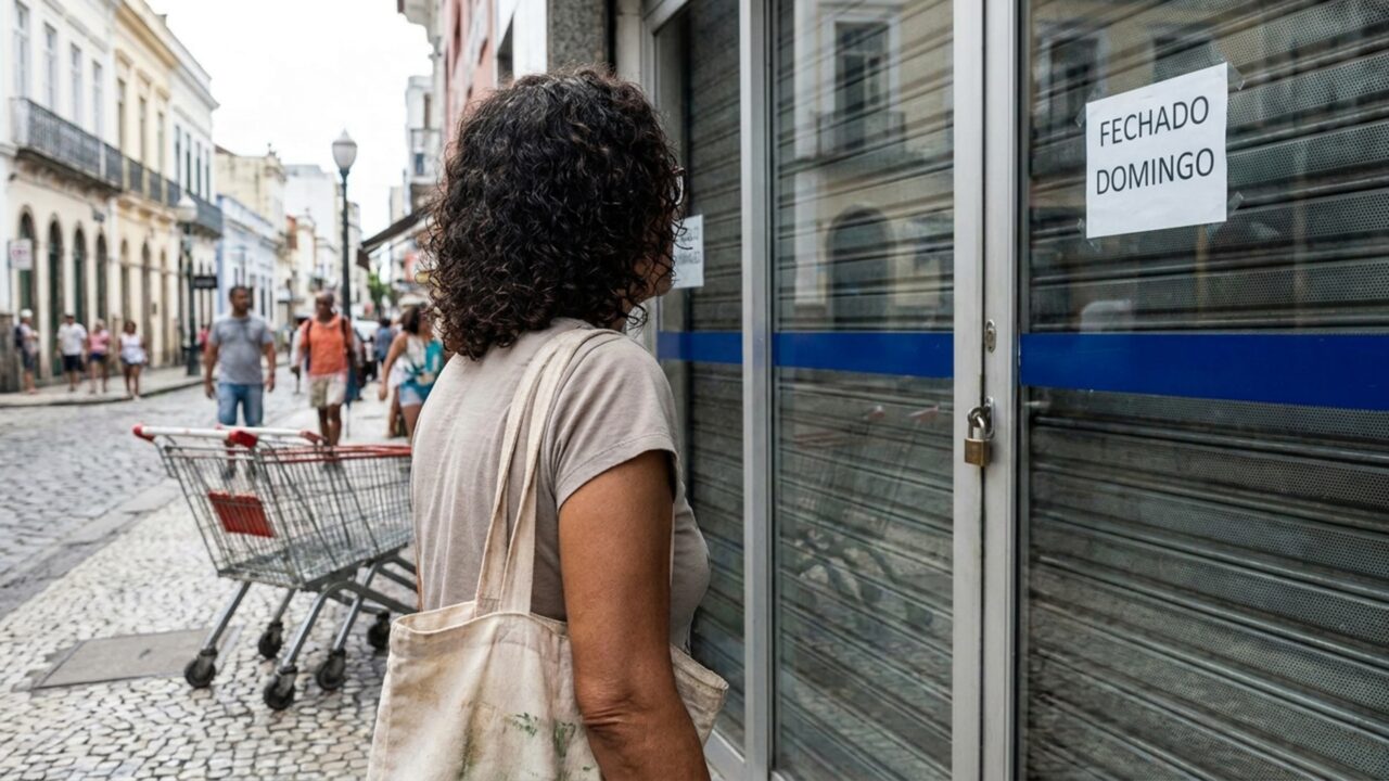 Fechamento dos supermercados aos domingos pode mudar rotina da população