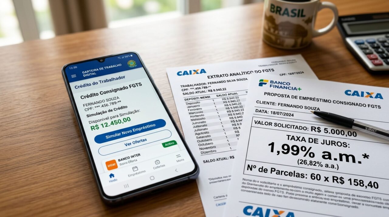 Nova regra permite ao trabalhador CLT usar o FGTS como garantia em crédito e brasileiros comemoram