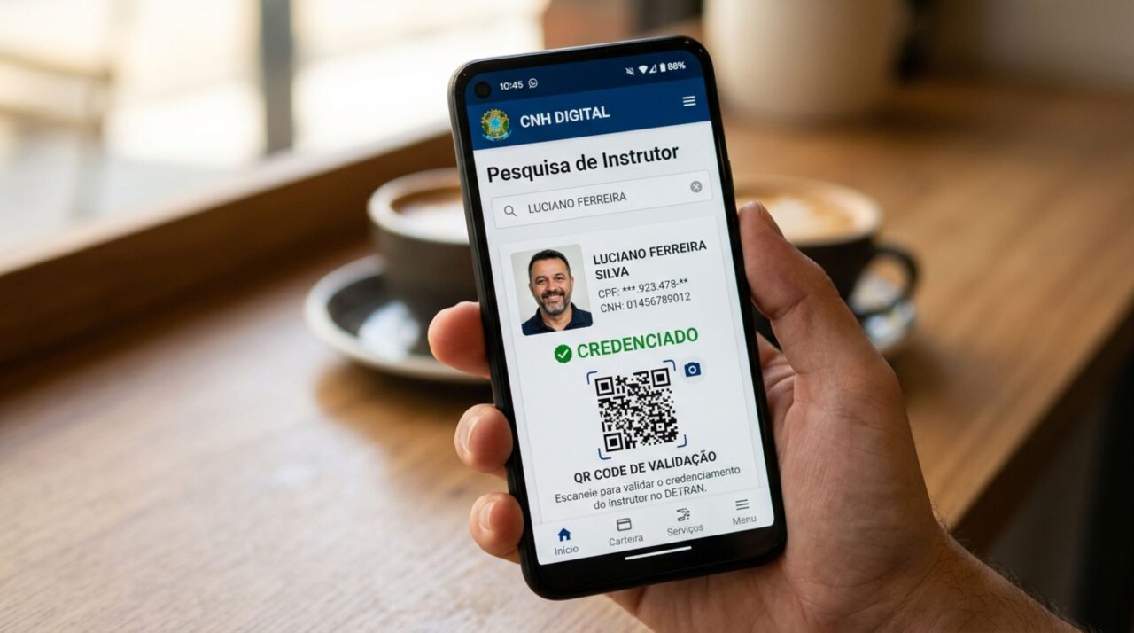 Nem indicação, nem rede social: como saber se o instrutor de trânsito está autorizado