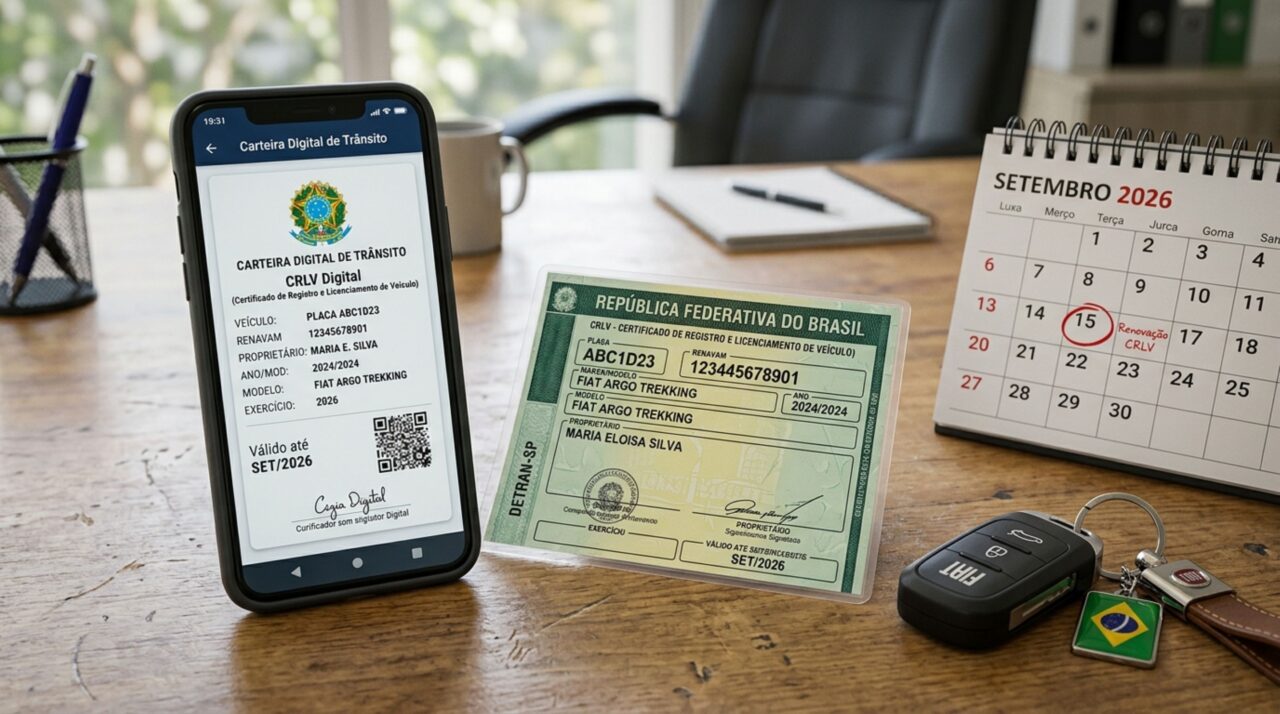 Detran emite comunicado e define quando o CRLV 2026 passa a ser obrigatório