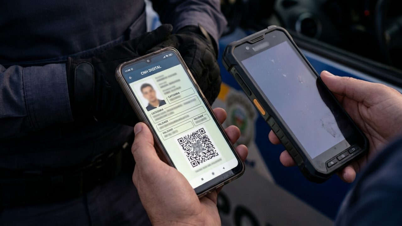 O que diz a lei para quem circula apenas com a CNH Digital?
