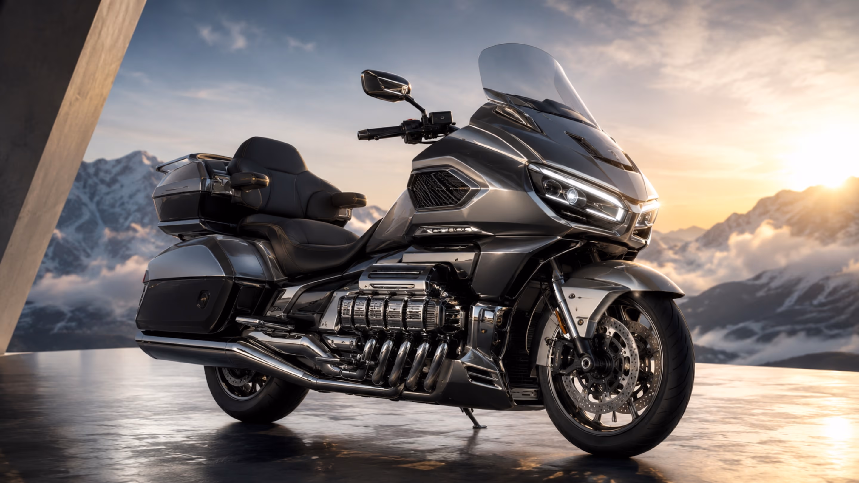 Souo S2000: a primeira motocicleta de produção do mundo com um motor boxer de 8 cilindros: ela se parece com um avião e percorre mais de 400 km