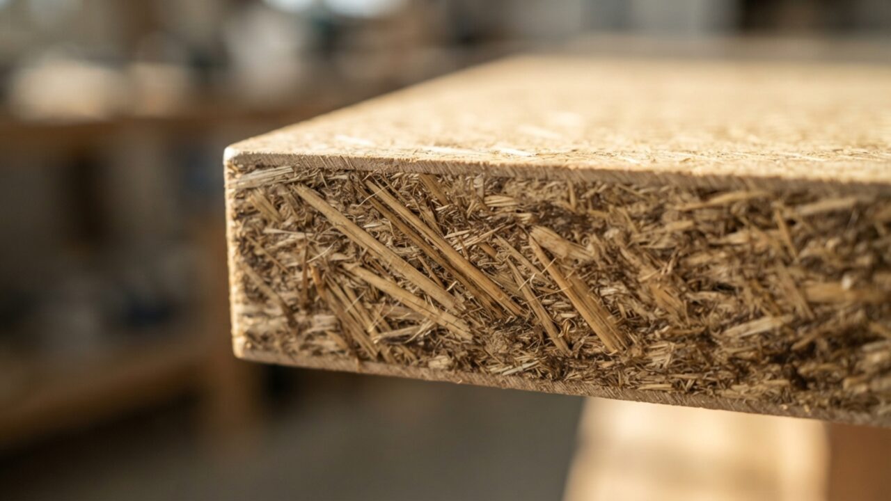 Fim do MDF? Painéis ecológicos de palha de trigo prometem resistência total à água e estão substituindo a madeira na marcenaria moderna de 2026