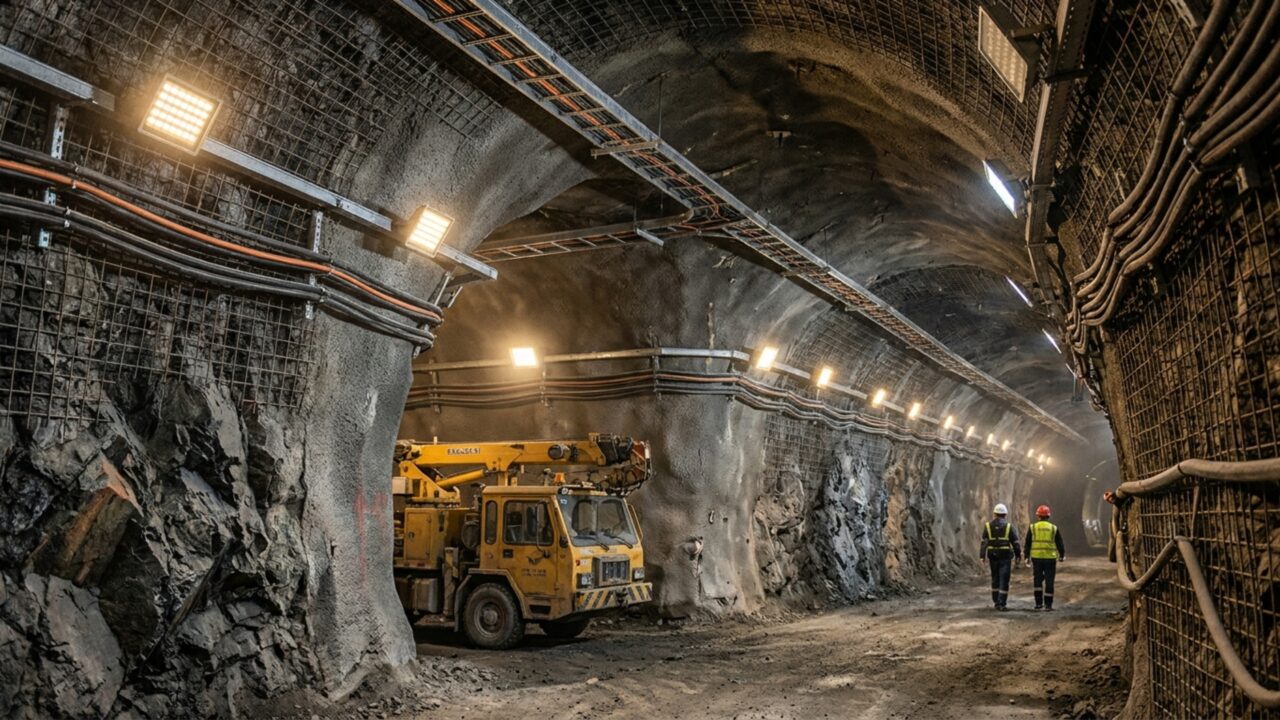 Maior túnel de estrada do mundo atravessa 22,13 quilômetros de montanhas e reduz viagem de 3 horas para 20 minutos