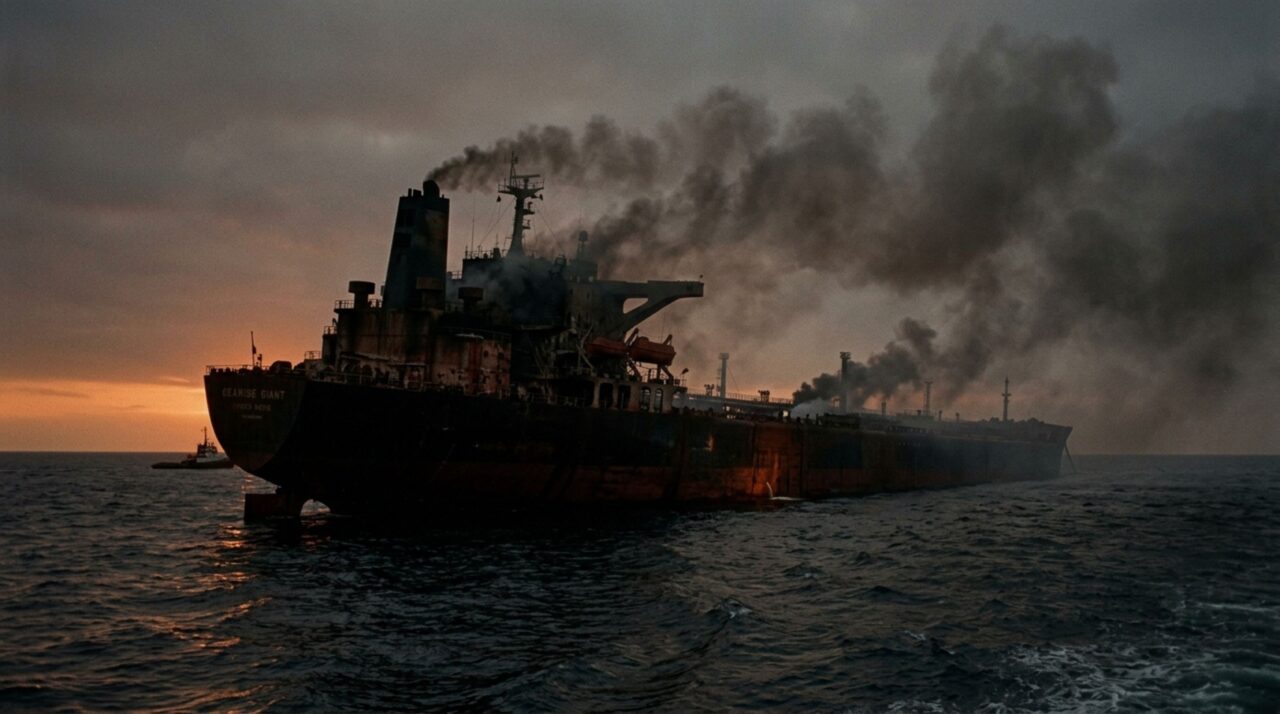 A incrível história do maior navio do mundo que foi destruído por mísseis e voltou a navegar