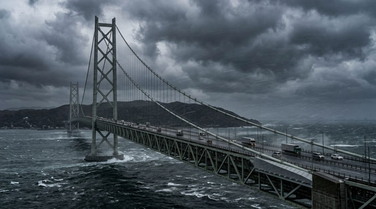 O truque aerodinâmico escondido nas grandes pontes que impede o vento de fazê-las se despedaçar