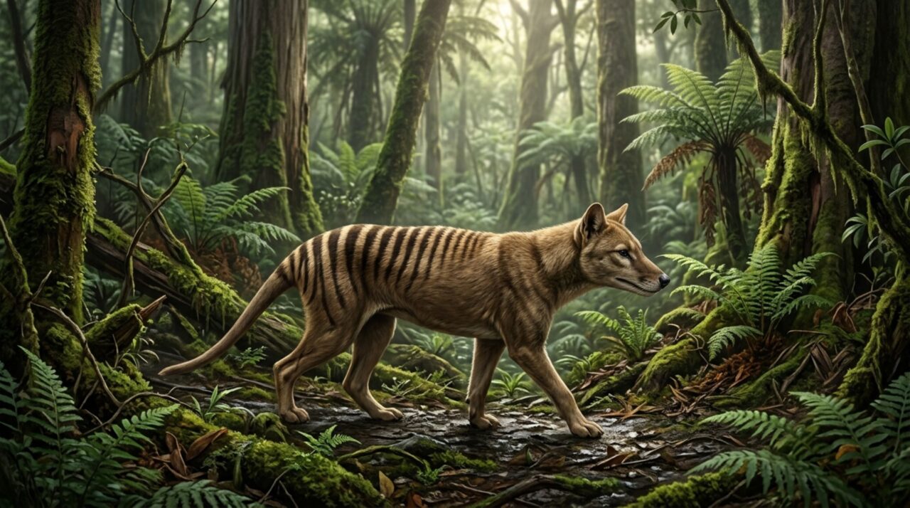 O último tigre-da-Tasmânia foi filmado andando em círculos na jaula antes de desaparecer para sempre