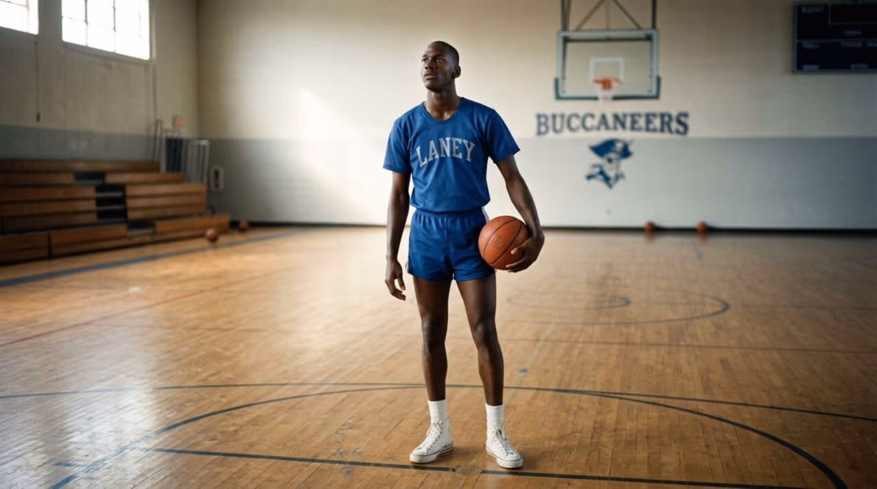 Fora do time principal da escola por ser considerado baixo, ele treinou ainda mais e conquistou seis títulos da NBA