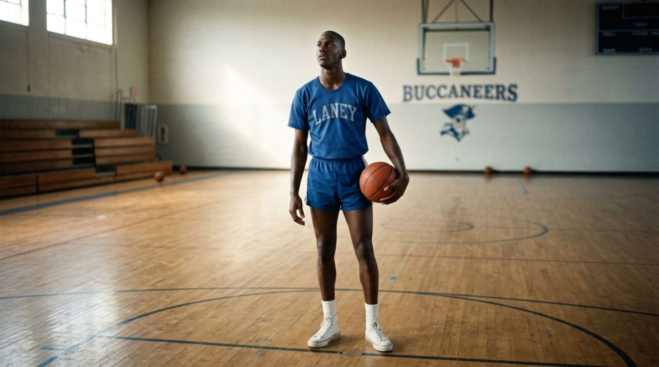 Fora do time principal da escola por ser considerado baixo, ele treinou ainda mais e conquistou seis títulos da NBA