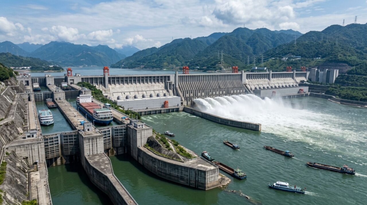 Capacidade instalada e o complexo de navegação da maior hidrelétrica do mundo