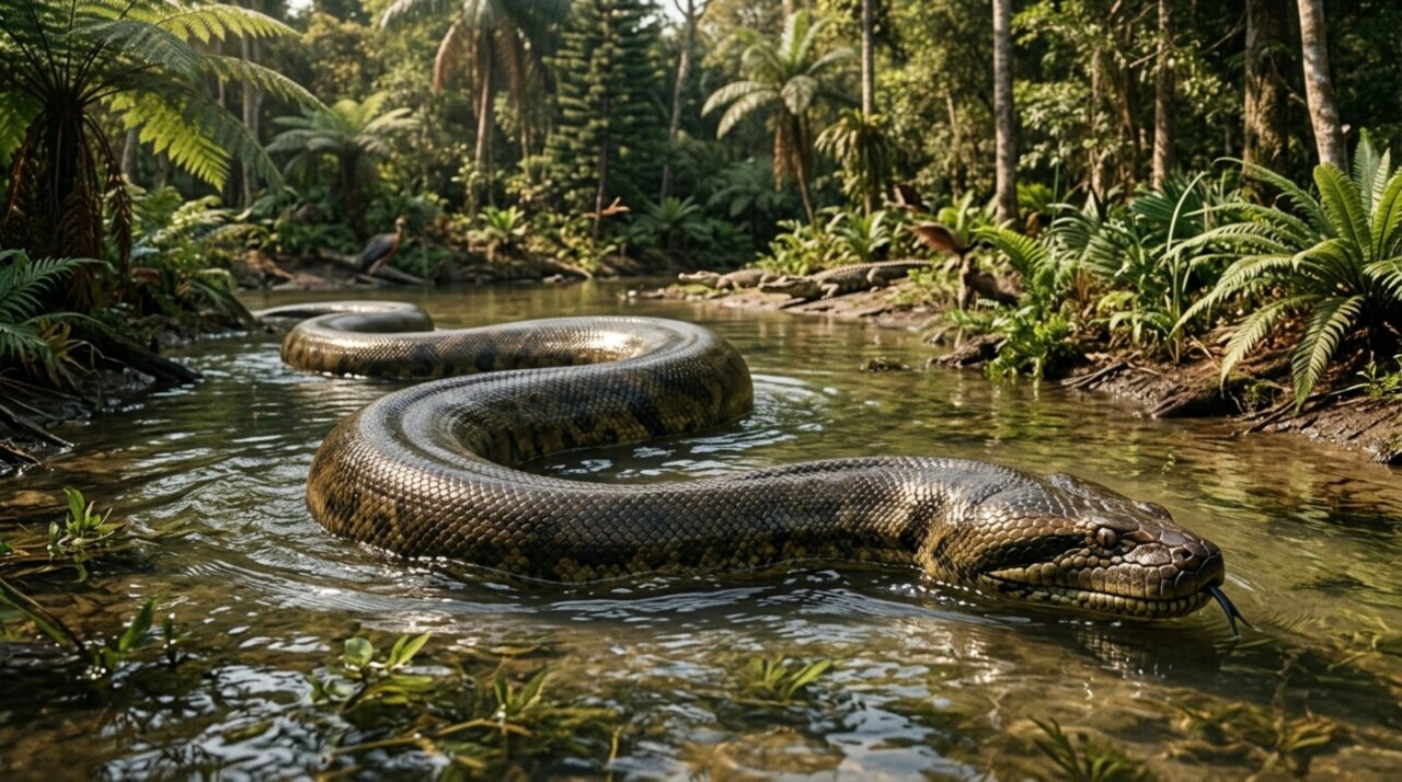 A cobra de 13 metros e 1,1 tonelada encontrada numa mina que virou termômetro do mundo há 58 milhões de anos