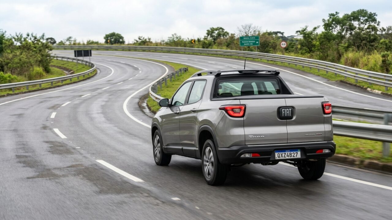 Fiat transforma picape nacional em híbrida de 48V e estreia tecnologia inédita na linha 2027 sem abandonar o motor flex