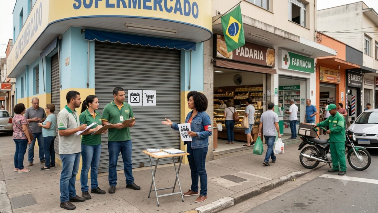 Trabalho no feriado: rotina de farmácias, supermercados, comércio e outros setores mudam com nova regra