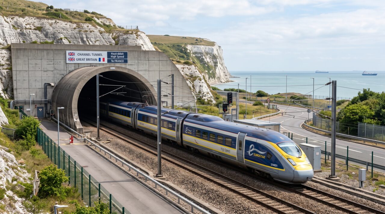 A megaobra do Eurotúnel e como ele conecta o Reino Unido à França sob o mar.