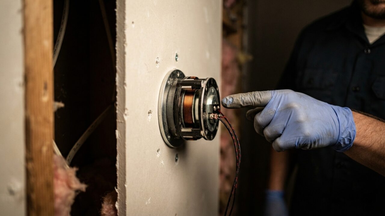 Fim das caixas de som espalhadas: tecnologia de atuadores invisíveis transforma painéis de drywall e marcenaria no próprio alto-falante da sala de cinema