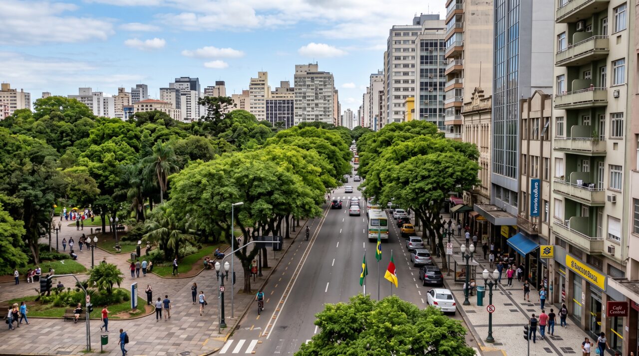 As oportunidades de trabalho e a qualidade de vida em Porto Alegre.