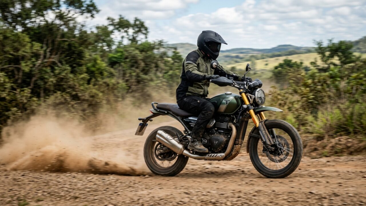 Proteção de cárter e ABS desligável acompanham esta moto aventureira de 40 cv vendida por R$ 33.990