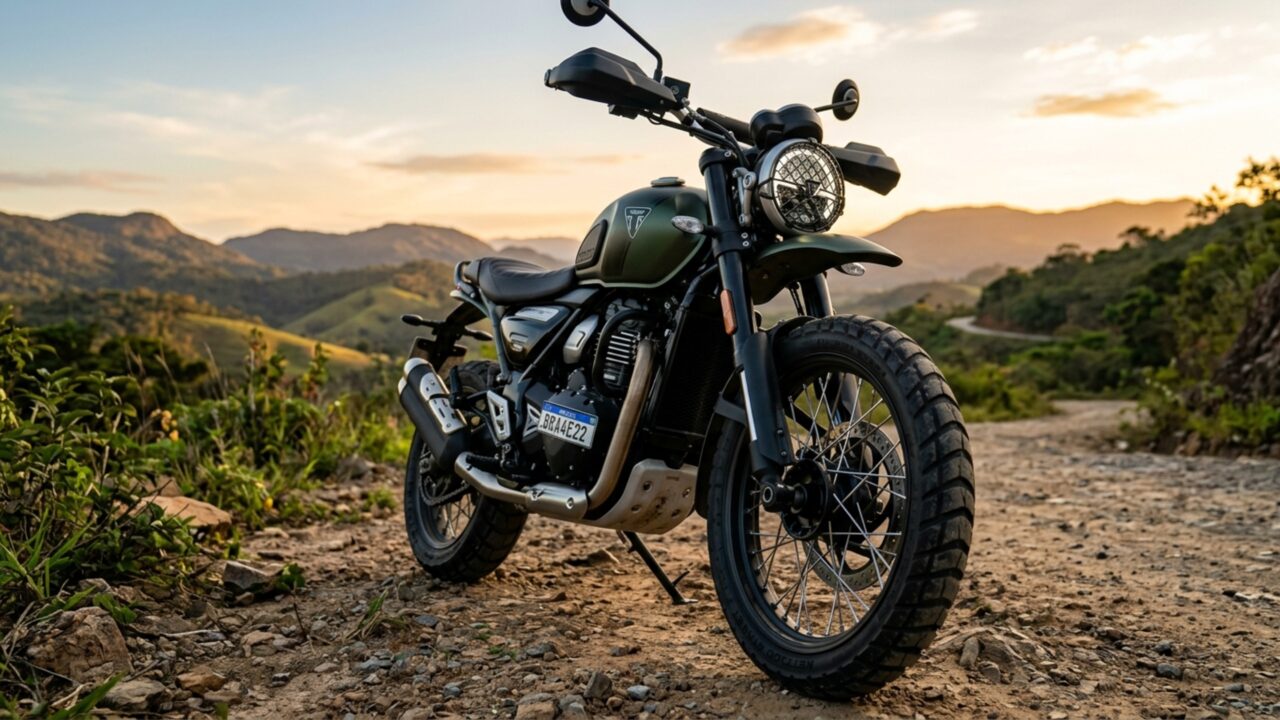 Proteção de cárter e ABS desligável acompanham esta moto aventureira de 40 cv vendida por R$ 33.990