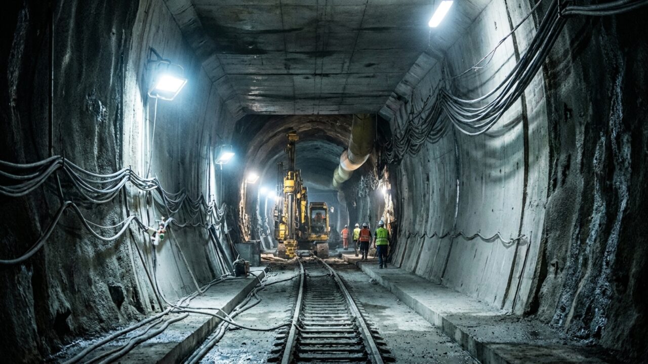 Dois países europeus escavam sistema de 230 km para criar túnel ferroviário de 64 km a 580 metros sob os Alpes