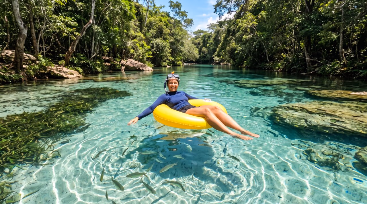 Cresce continuamente o número de aventureiros arrumando as malas para a “Capital Brasileira do Ecoturismo” por conta de suas flutuações em águas absurdamente transparentes e grutas que parecem ter saído de filmes de fantasia