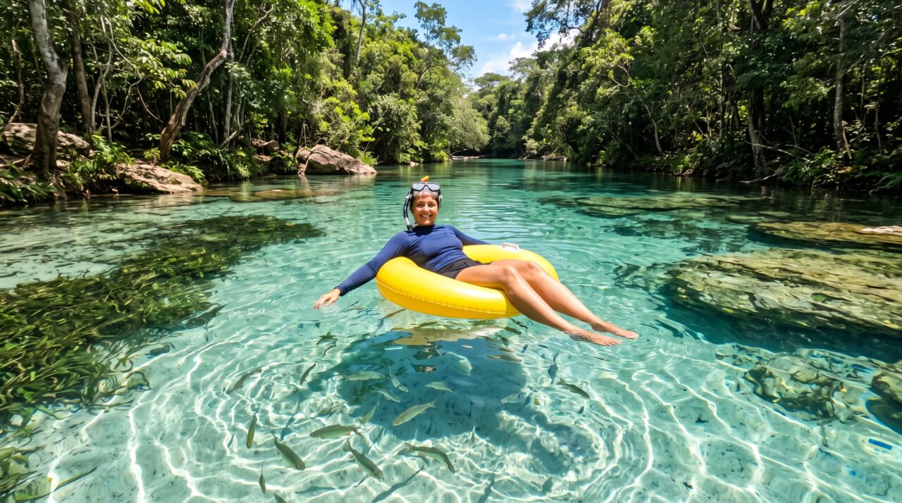 Cresce continuamente o número de aventureiros arrumando as malas para a “Capital Brasileira do Ecoturismo” por conta de suas flutuações em águas absurdamente transparentes e grutas que parecem ter saído de filmes de fantasia