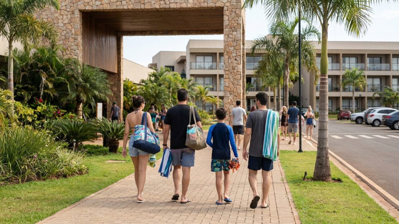 Município paulista vira referência turística ao transformar águas quentes, resorts e parques aquáticos em experiência de relaxamento