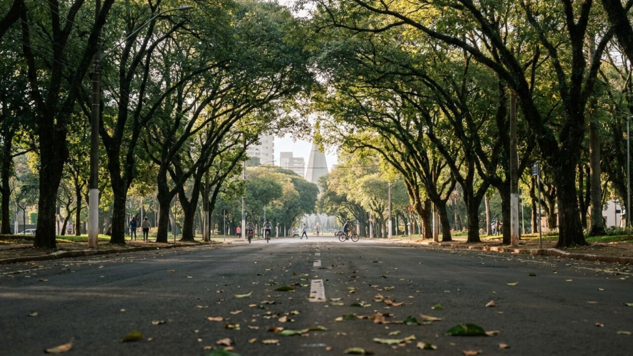 Cidade do interior paranaense na mesma lista de Paris, Madri, Nova York e Toronto: com 98,6% das ruas cobertas por árvores e reconhecimento, esse município lidera o ranking de qualidade de vida do Brasil e foi desenhado por quem nunca pisou nela