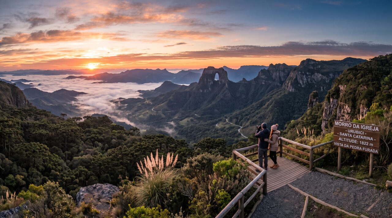 O pacato reduto serrano catarinense, com suas estradas desenhadas entre cânions e temperaturas europeias, impressiona com sua segurança inabalável e infraestrutura para um turismo de inverno de excelência