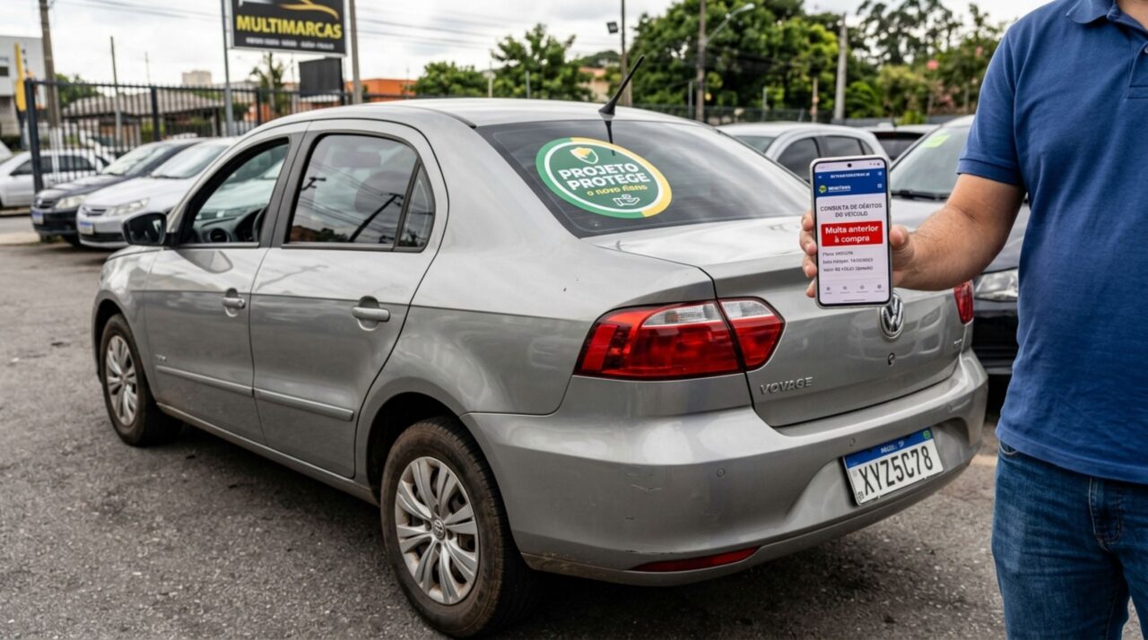 Carro usado pode receber multa registrada depois da venda e compradores devem ficar alertas
