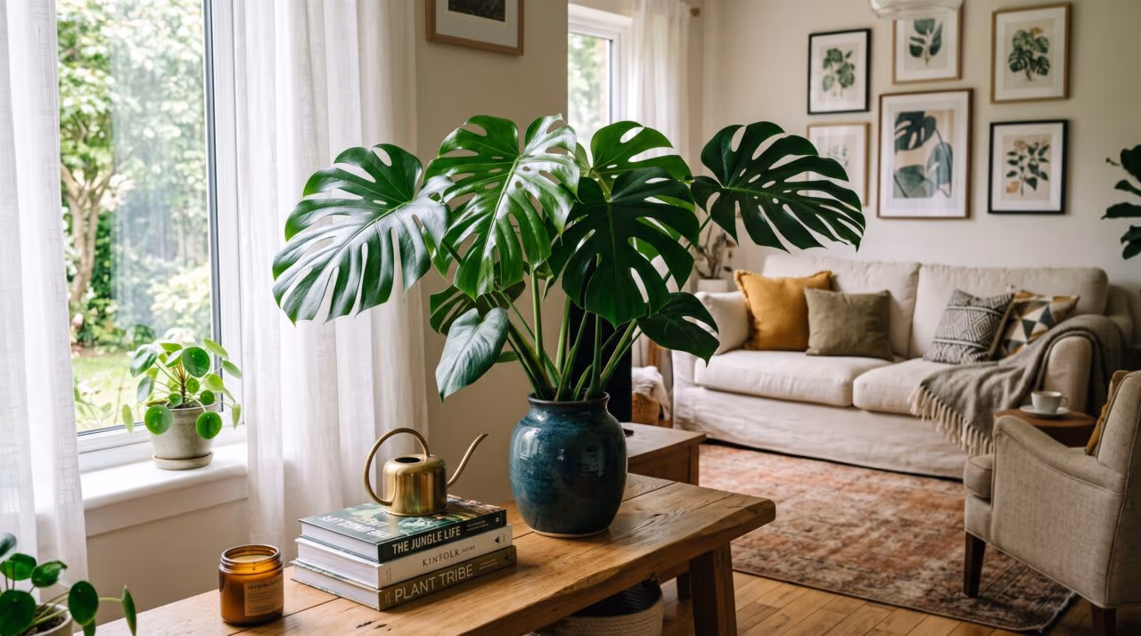 A folhagem tropical que purifica o ar e cresce sem luz direta: como cultivar a costela-de-adão em vasos e transformar o canto da sala em uma selva urbana elegante