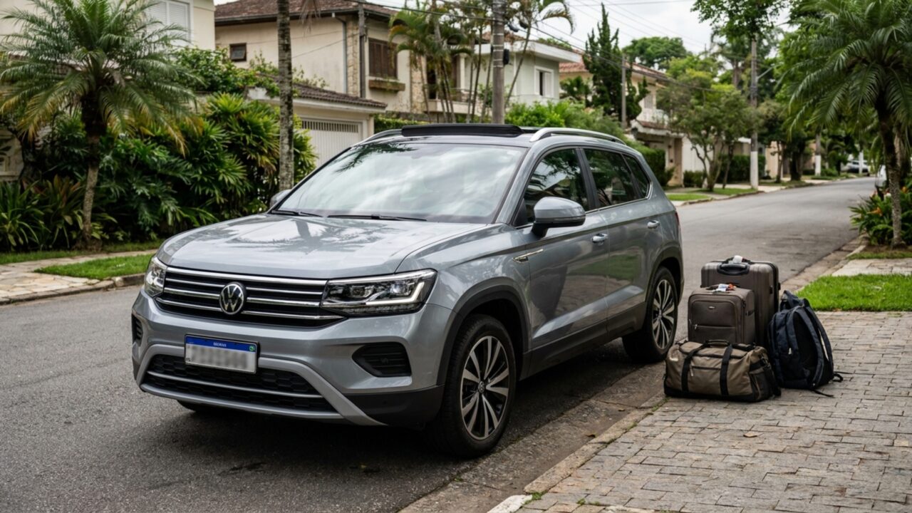Porta-malas de 498 litros coloca SUV da Volkswagen perto dos sedãs grandes e longe do aperto durante as viagens