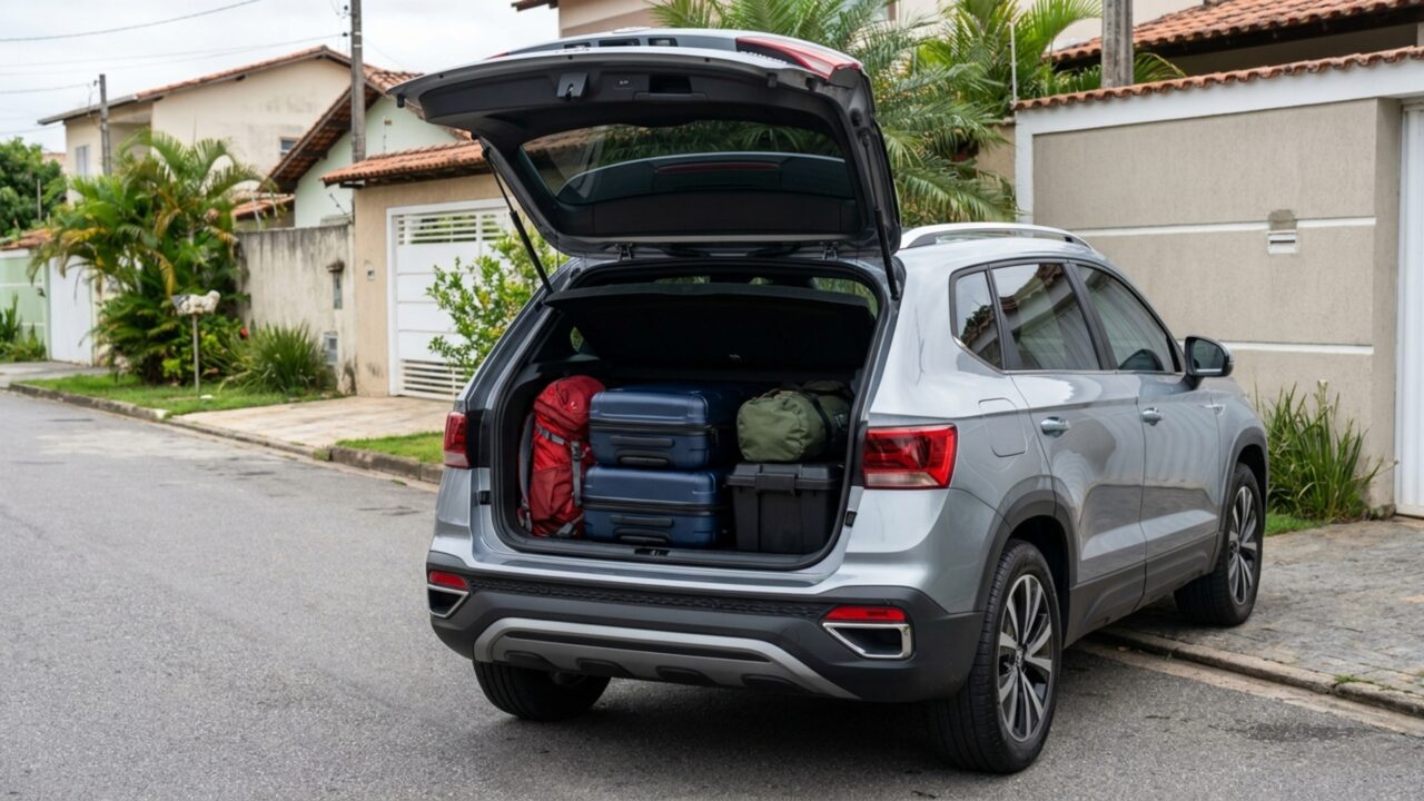 Porta-malas de 498 litros coloca SUV da Volkswagen perto dos sedãs grandes e longe do aperto durante as viagens