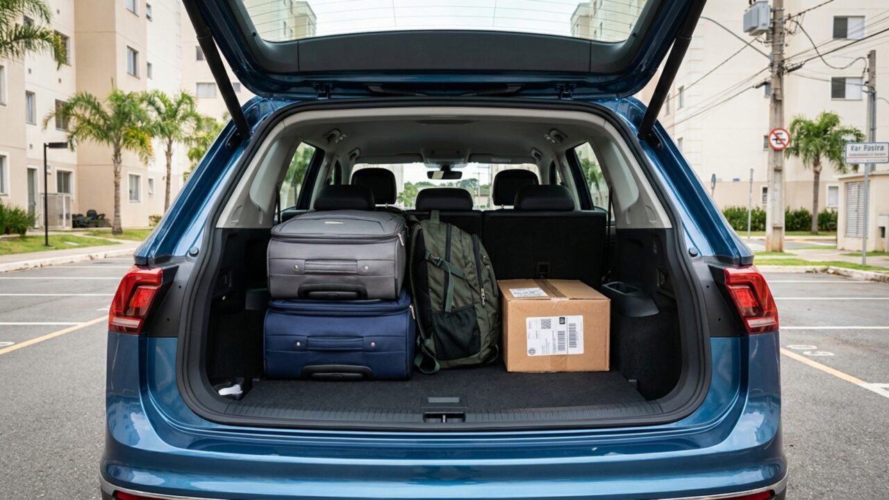 Seis airbags e 350 litros no porta-malas acompanham o motor de 116 cv com câmbio automático de seis marchas