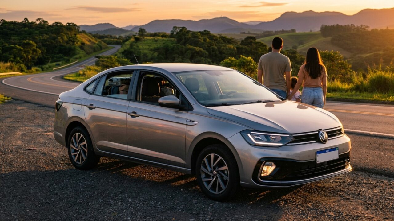 Sedã da Volkswagen leva 521 litros no porta-malas e supera vários SUVs que parecem muito maiores por fora