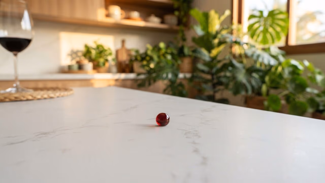 Nem mármore, nem granito: o melhor material composto para bancadas que não mancham e custam menos