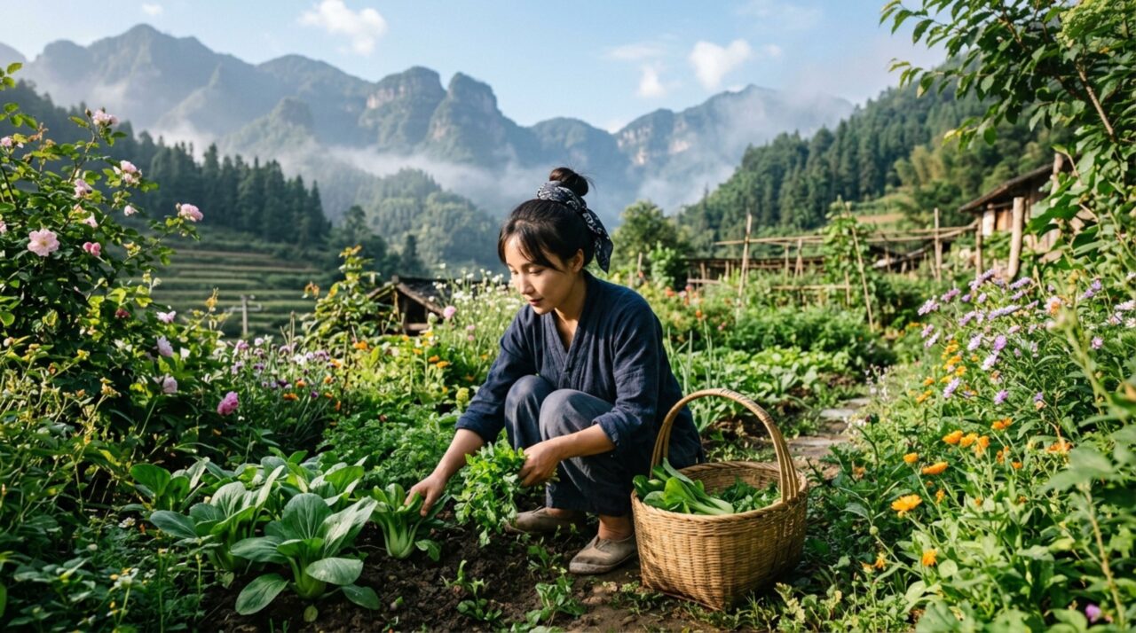 Ela voltou para cuidar da avó, filmou a rotina rural e levou 32,5 milhões de pessoas ao interior da China