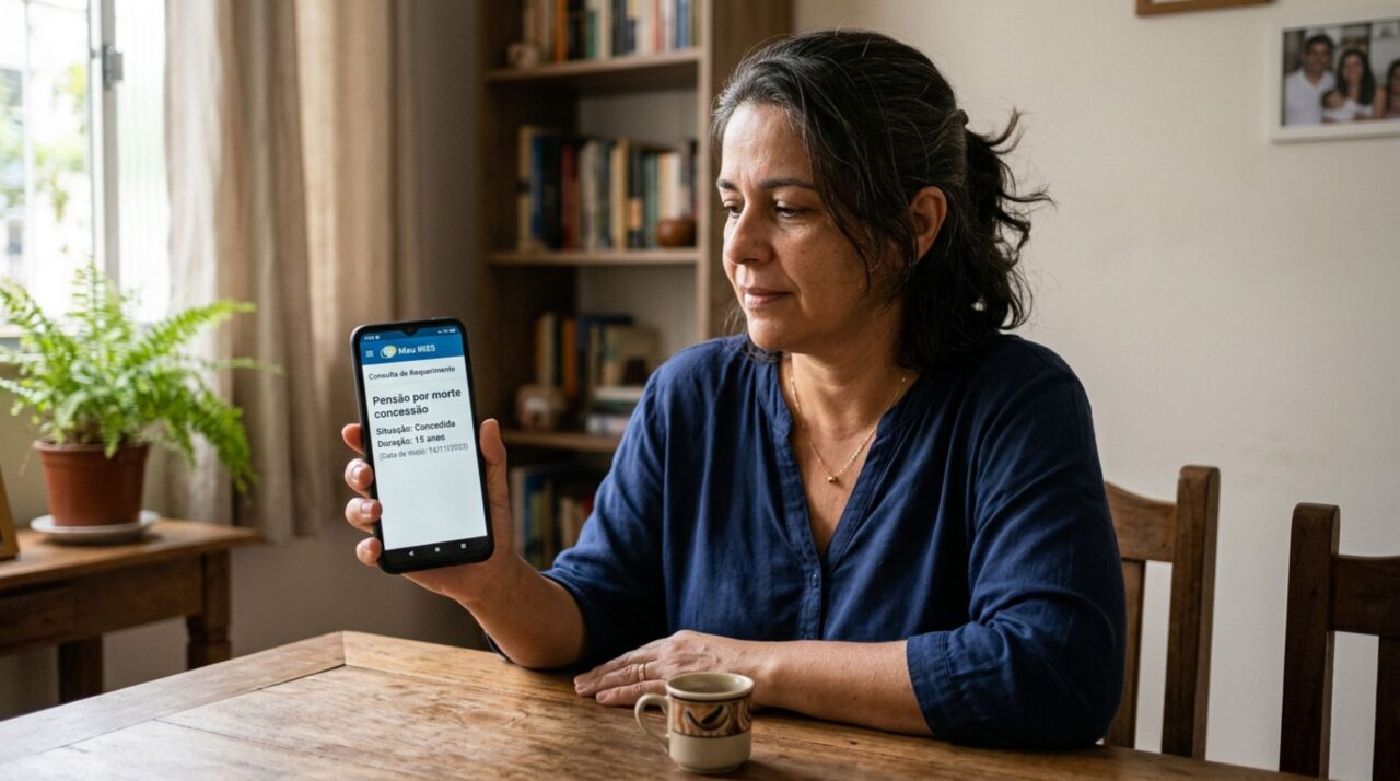 Renata perdeu o marido e acreditou que a pensão seria vitalícia, mas quando recebeu a carta do INSS descobriu que sua idade poderia mudar completamente a duração do pagamento
