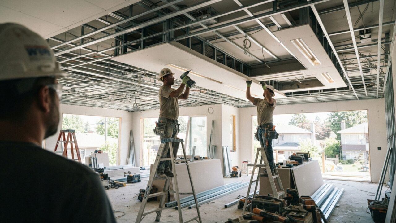 Quanto um gesseiro cobra para fazer um teto rebaixado em uma casa inteira de 120 m² em julho de 2026?