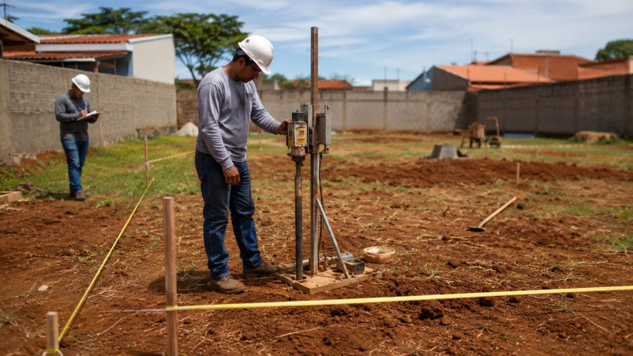 O teste simples que engenheiros usam antes da obra e que pode revelar se o solo aguenta o peso da casa
