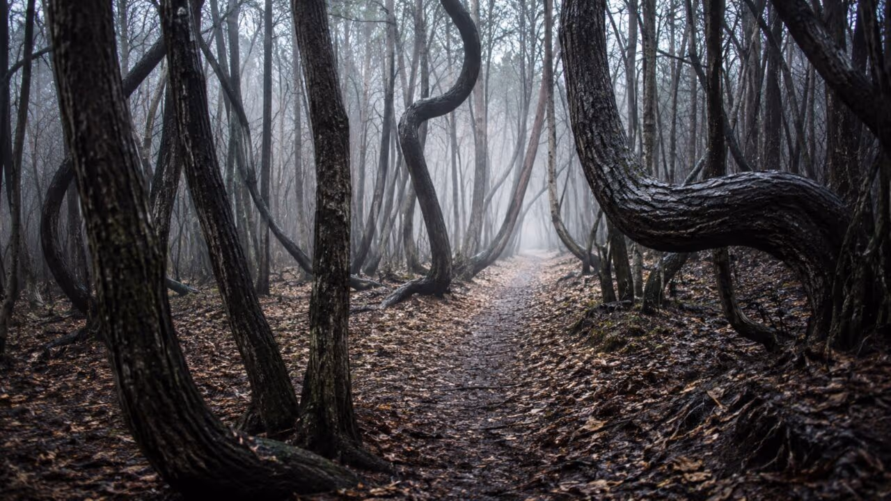 A floresta onde bússolas falham, sons estranhos ecoam e visitantes juram sentir algo invisível entre as árvores