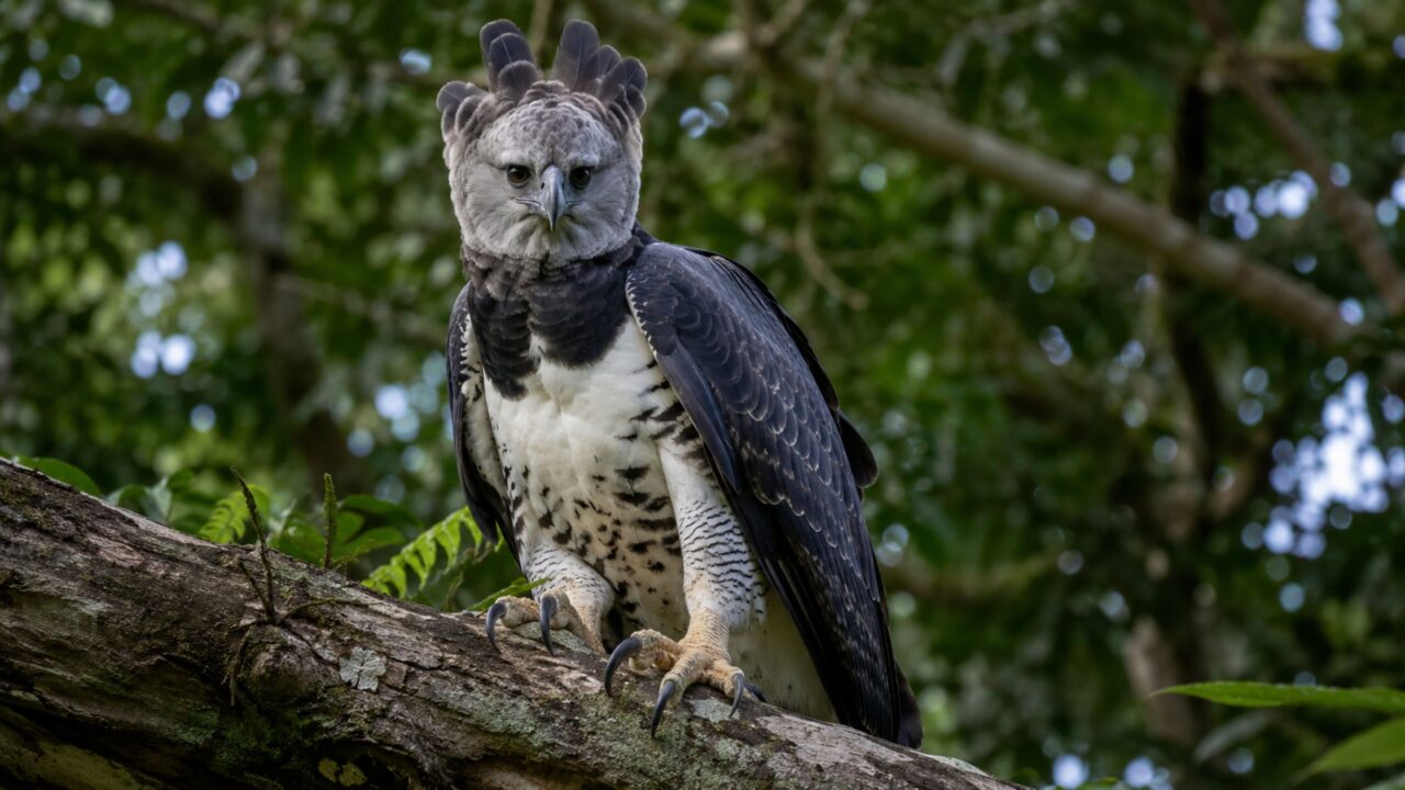 Este predador tem garras de até 13 cm e consegue capturar macacos no alto das árvores